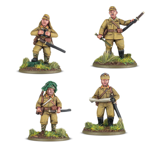 Bolt Action Imperial Japanese Platoon Commanders