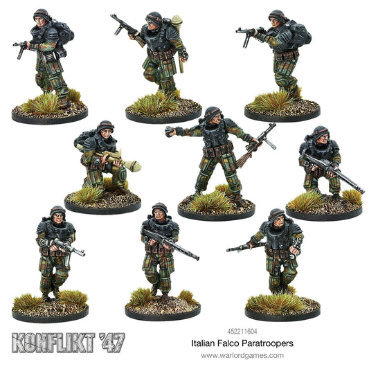 Konflikt '47 Italian Falco Paratroopers Infantry Squad MTO