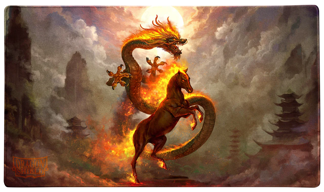 Dragon Shield Playmat Fire Horse