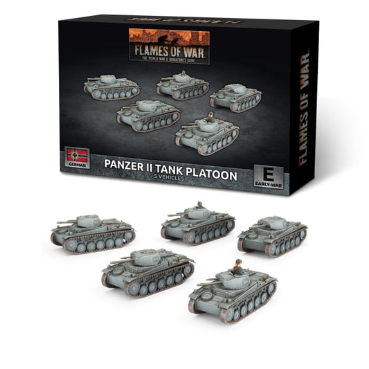 FOW German Panzer II Platoon